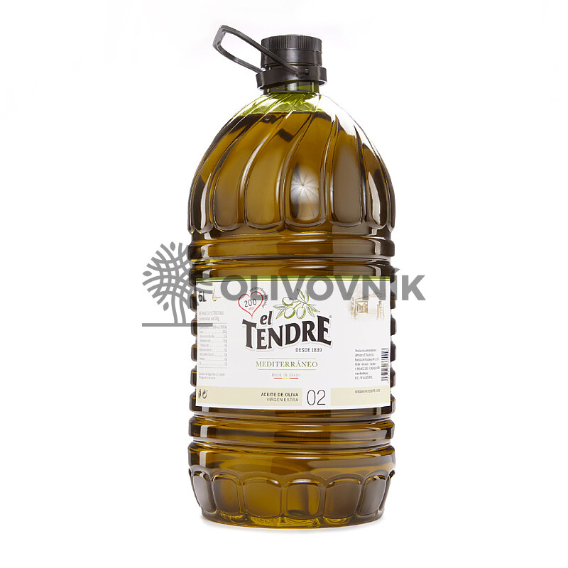 Olivový olej EL TENDRE - STŘEDOMOŘSKÝ 5L (PET)