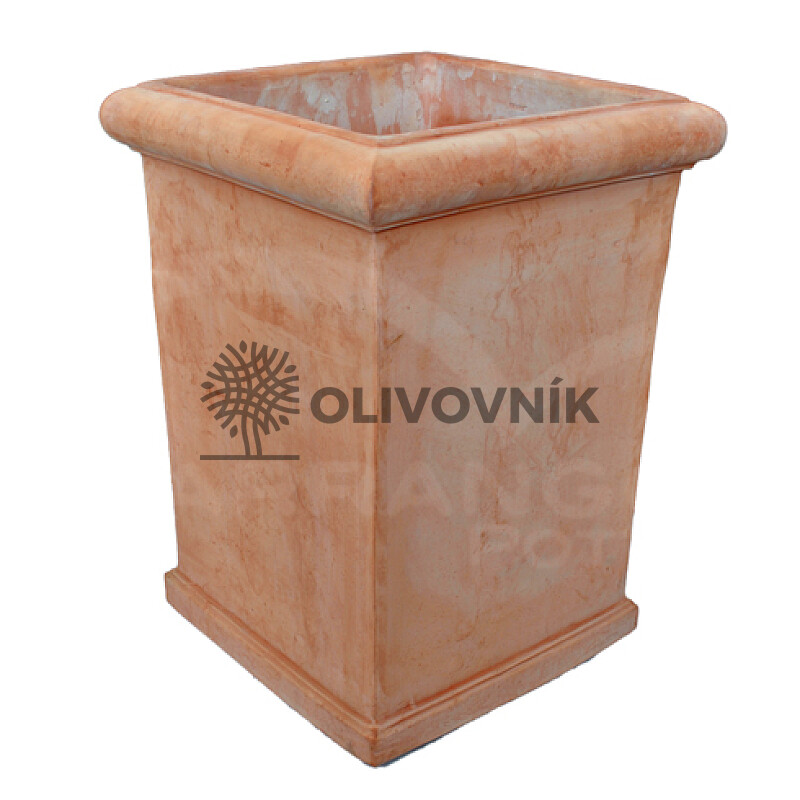 Terakota - květináč - Tall Plain Square