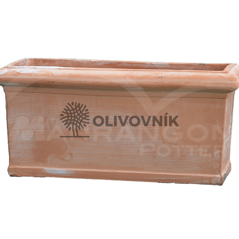 Terakota - květináč - PLAIN RECTANGLE 04 07 - Itálie