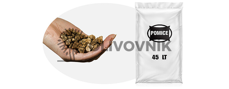 Pomice 45L - vulkánský kámen