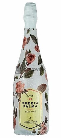 CAVA PUERTA PALMA BRUT ROSÉ DOC - růžové šumivé víno - 0,75 l