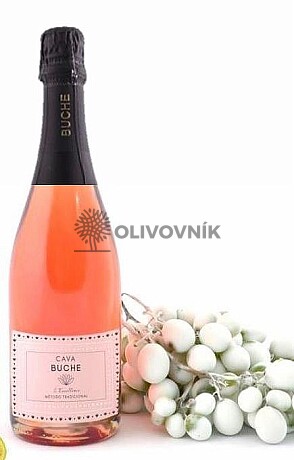 CAVA BUCHE DOC - růžové šumivé víno - 0,75 l
