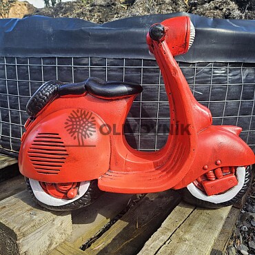 Vespa motorka 50cm x 40cm - zahradní dekorace